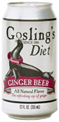 Goslings Diet Ginger Beer 6Pk Cn (355ml can)