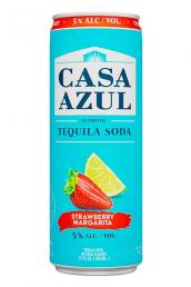 Casa Azul Tequila Soda - Strawberry Margarita 4 Pack Cans (4 pack 12oz cans) (4 pack 12oz cans)