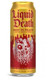 Liquid Death - Rest In Peach Single Can (19oz can)