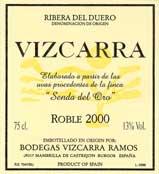 Bodegas Vizcarra Ramos - Ribera Del Duero Senda Del Oro Roble (750ml) (750ml)