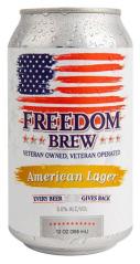 Freedom Brew - American Lager (6 pack 12oz cans) (6 pack 12oz cans)