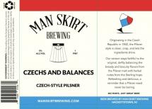 Man Skirt - Czechs and Balances (4 pack 16oz cans) (4 pack 16oz cans)